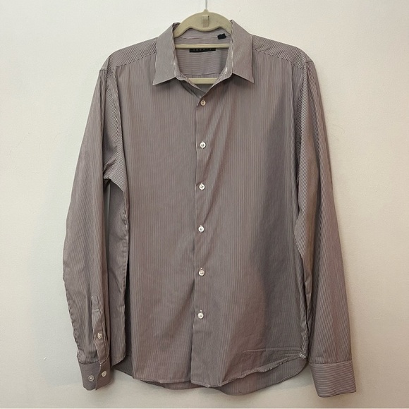 Theory Men's Dress Shirt in Gray - Picture 1 of 6